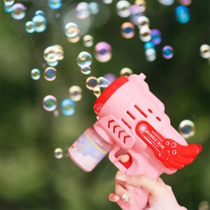 씨티라이프 새지 않는 비눗방울 총 엔젤 버블건 아동용 아기 장난감 놀이 기계 ST14397