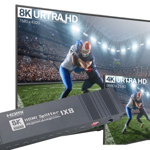EDID HDMI 8포트 모니터 동시출력 영상 분배기
