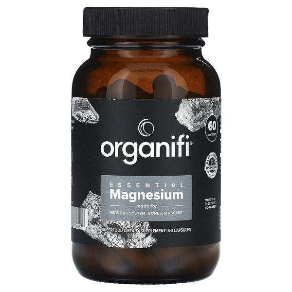 Organifi, 필수 <b>마그네슘</b>, 캡슐 60정