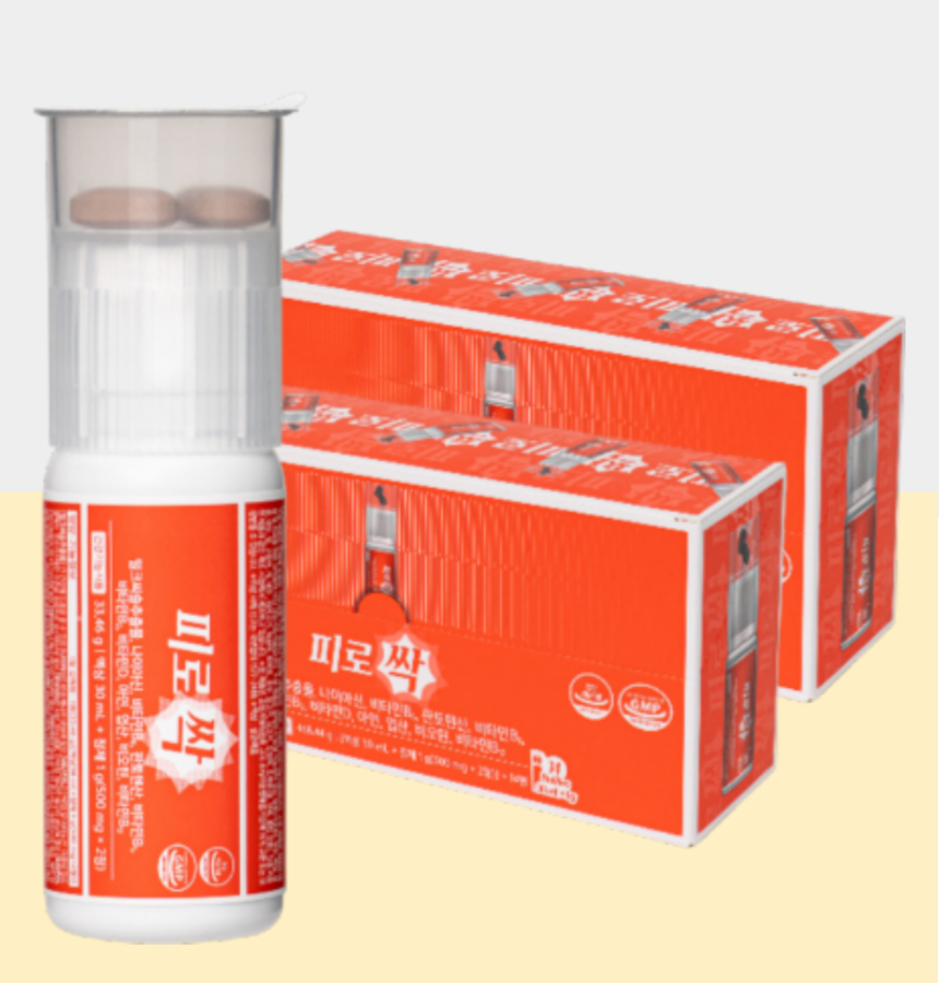 <b>피로회복</b>제 간건강영양제 만성<b>피로회복</b> 직장인 간영양제 이뮨샷 <b>피로</b>싹 14개입, 1개