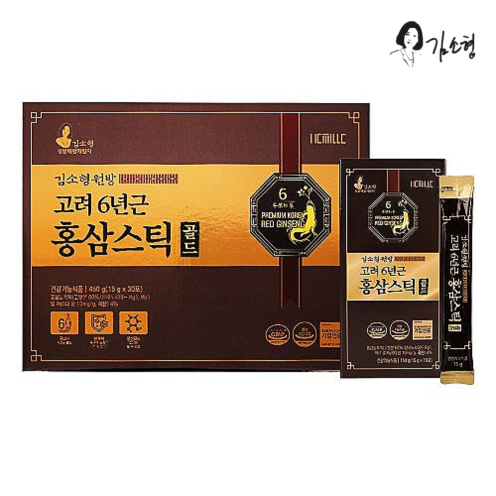김소형원방 고려6년근홍삼스틱 골드