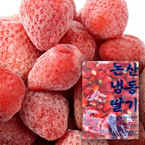 논산 냉동딸기 국산 1kg, 10개