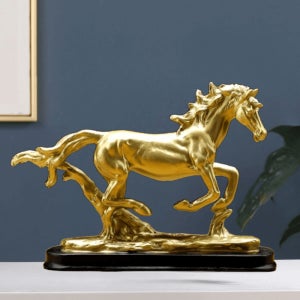 황금말 장식품 달리는 말 조각상 돈복 재물운 행운 미니 장식 미니어처 인테리어 소품