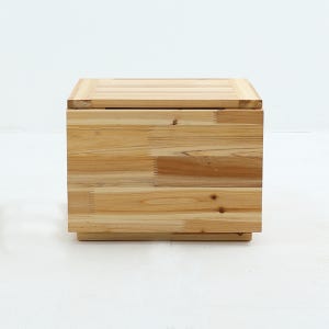 베르데퍼니처 레고 모듈 슬림 미니 틈새 원목 적층형 1단 옷 서랍장 400 내추럴