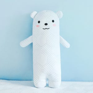 이솔홈 시원이 듀라론 냉감 바디필로우 인형 롱쿠션