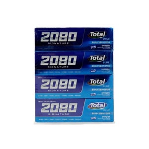 애경 2080 시그니처 토탈 블루 오리지널 민트 치약 125g, 4개