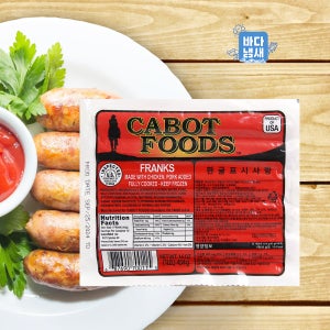 카보트 프랑크 소세지 454g 부대찌개용 프랭크 후랑크 소시지