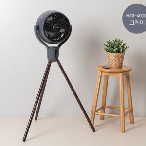 포유 에어 써큘레이터 저소음 BLDC 모터 3엽 날개 리모컨 높이 조절 그레이 선풍기