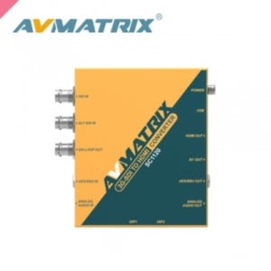 에이브이매트릭스 SC1120 / SDI to HDMI / AV 방송용 스케일컨버터 / Alt SDI포트 / 딥스위치 / 브라켓포함