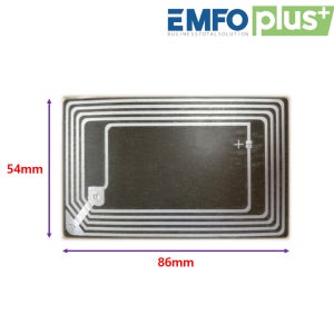 NTAG213 215 메탈 인레이 카드사이즈 86mm 54mm 스티커 태그 NFC 라벨 카드 칩