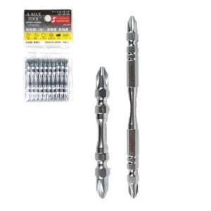 에이맥스 토션비트 슬림빗트날 임팩용 십자드라이버 6.35X65mm AMT-666