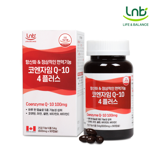 [엘앤비]코엔자임 Q-10 4 플러스 (600mg x 90캡슐) 3개월분, 캐나다