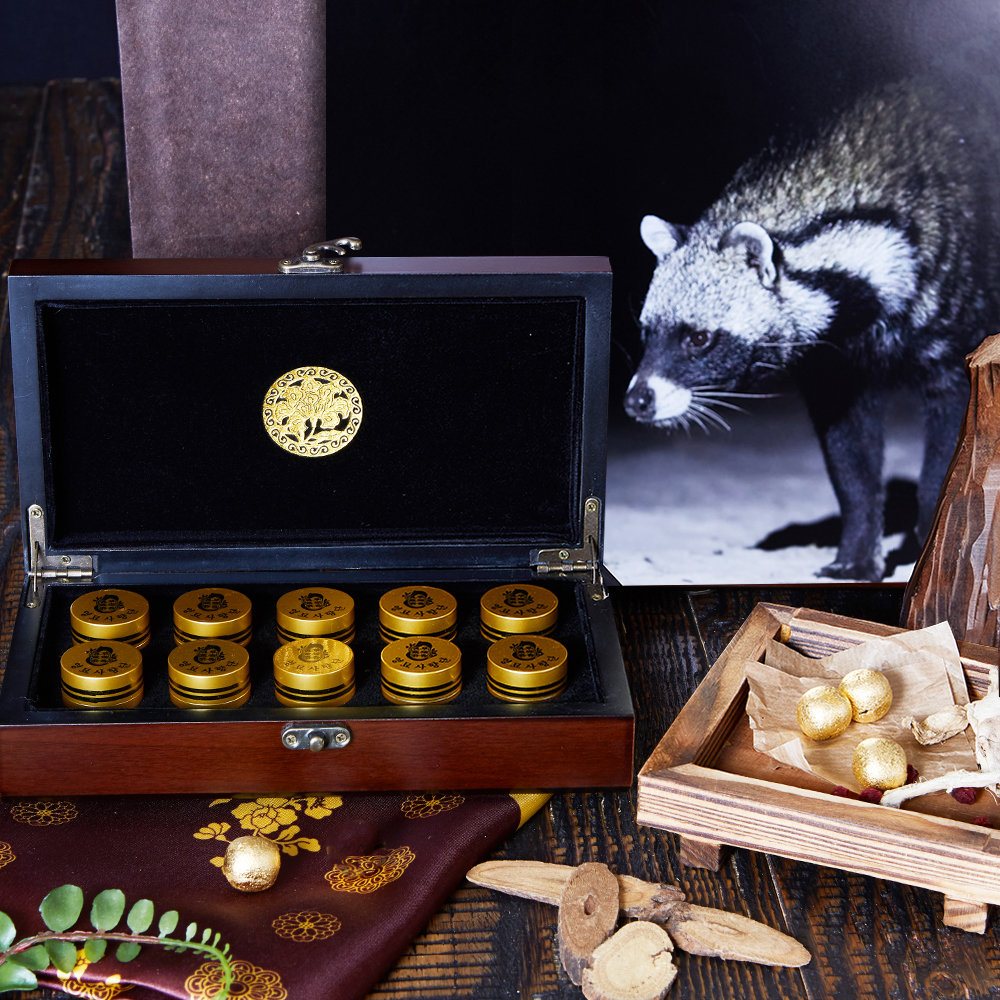 진초영묘사향단100% 영묘사향 120mg 천연원물진품 1박스 오리지널 금박10환 <b>공진단</b>상자