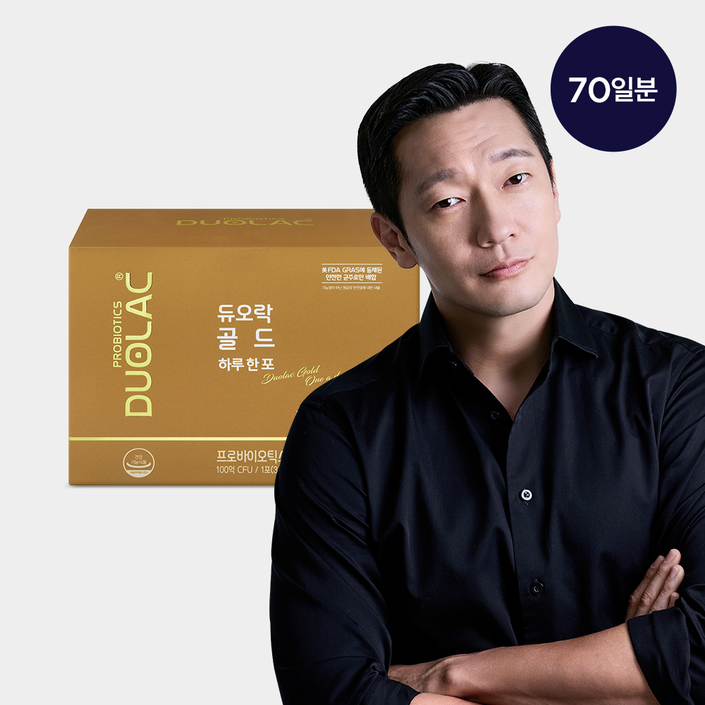 [넾다세일] <b>듀오락 골드</b> 하루 한 포 생존력 강한 손석구 유산균 70포, 1개