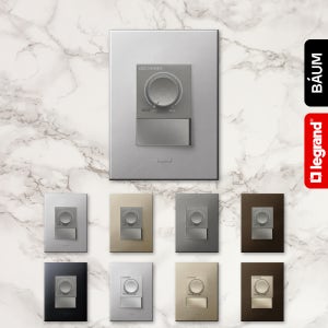 아테오 LED 조광기 1구 + 스위치 1구 국내형 컬러 디밍스위치 디머 밝기조절 인테리어