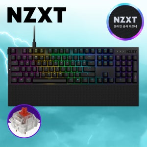[국내정발] NZXT FUNCTION FULL 키보드 블랙, 적축, 45g