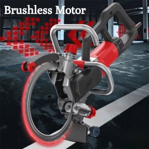 콘크리트 절단기 커터 멀티 90cm 세트 컷팅기 2레인 먼지 아티팩트 고속 복합 산업용 D370 고주파 브러시리스 9500와트 29cm 파편 1배 2배