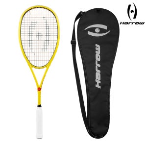 헤로우 스쿼시 라켓 베이퍼 110 STRUNG (가방포함) 초경량 카본 그라파이트