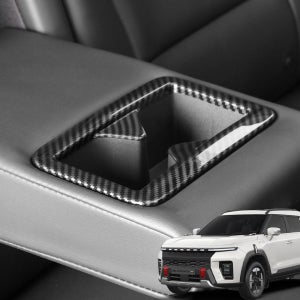 무쏘 EV 튜닝 악세사리 2열 컵홀더 카본 몰딩 용품