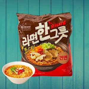 노브랜드 라면한그릇 오리지널 건면 94g x 4개입