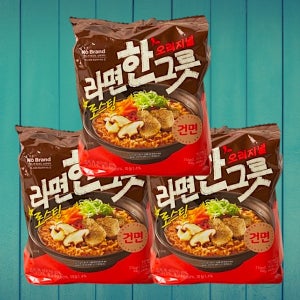 노브랜드 라면한그릇 오리지널 건면 4개입 x 3팩