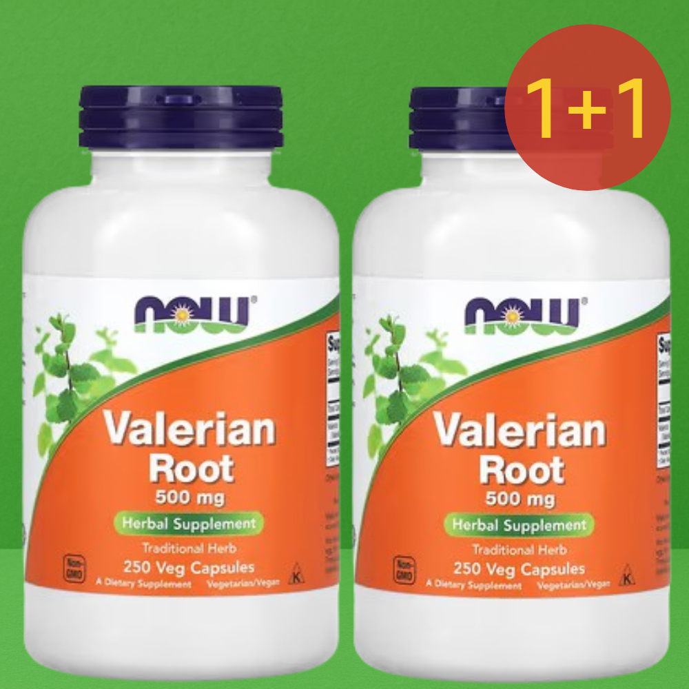 나우푸드 발레리안 루트 500mg 캡슐 240정 발라리안 뿌리 Valerian 2병