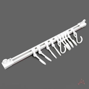 주방다용도걸이 레일걸이 수납레일 30cm 부착형