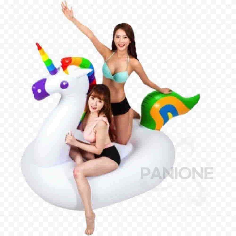 쓰리 플라밍고 대형튜브 유아유니콘튜브