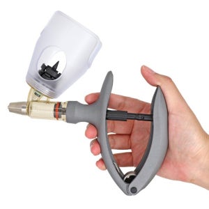 가축용 주사기 백신 인젝터 축산 장비 연속 반자동 농장주사기 2ml 기본(2병+10바늘)