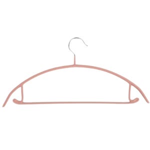 와이드옷걸이 어깨변형방지 니트행거 둥근어깨 티셔츠옷걸이 핑크