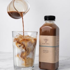 바닐라 그대로 갈아넣은 바닐라라떼 베이스 500ML 1개 카페인(시그니처블렌딩)
