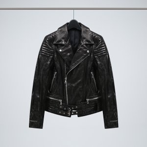 2025F/w 여성용 - 프리미엄 양가죽 - 벨트탈부착 세미오버 이레라인 베지터블 자켓 04