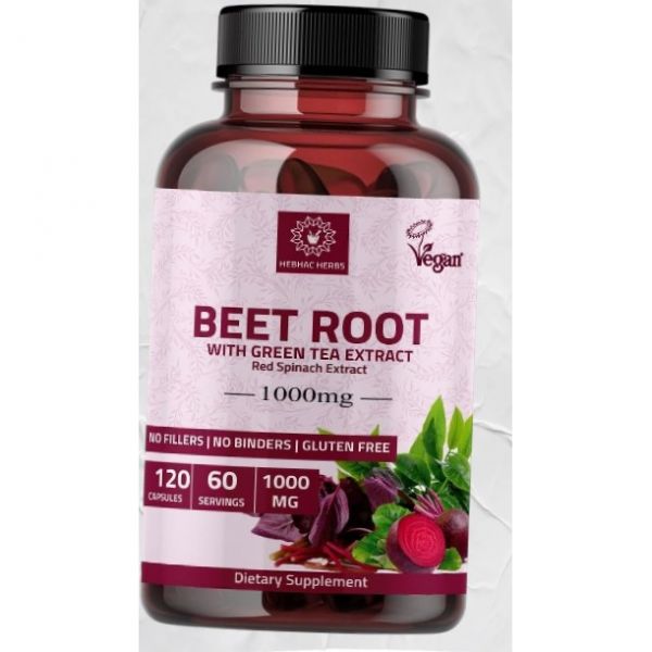 비트루트 파우더 캡슐 1000mg 유기농 녹차 적<b>시금치 추출물</b>로 제조 비 비건 60일 분량 미국내수용