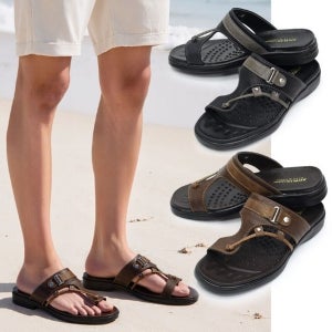 젠틀러슈 남성 여름 신사 쪼리 지압 아쿠아 물놀이 캠핑 슬리퍼