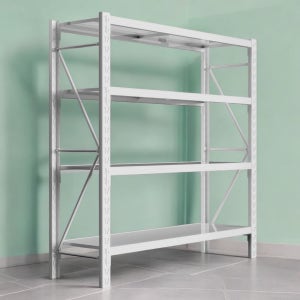 유니랙 고중량 랙 산업용 선반 공장 앵글 연결 독립형 200 4단