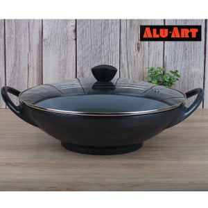 알루아트 WG웍-32cm 멀티웍 대형 궁중전골 만능요리팬 통주물 찌개 볶음웍 탕 갈비찜