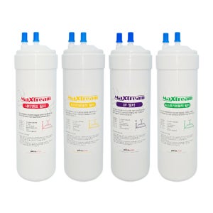 현대큐밍 프리미엄 호환정수기필터4단계 높이약 24cm HP100S (1+1+1+1세트)