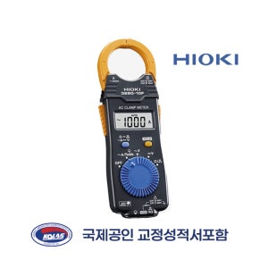 히오키 3280-10F 클램프미터 후쿠메타 KOLAS 교정성적서 포함