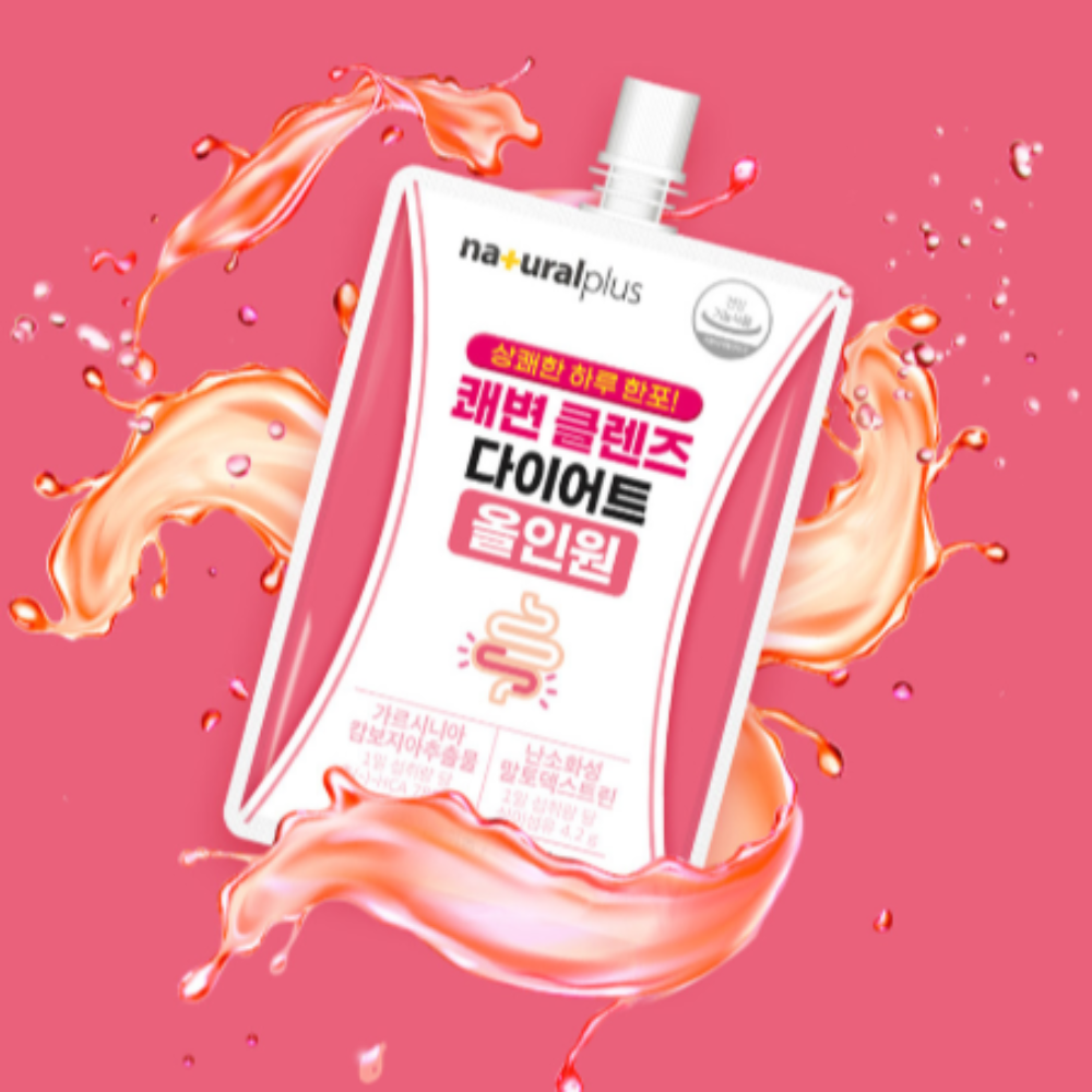 내츄럴플러스 <b>쾌변</b> 클렌즈 다이어트 올인원 100ml 7팩