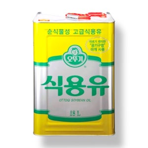 오뚜기 식용유 18L 대두유 콩기름 말통 업소용 베이킹
