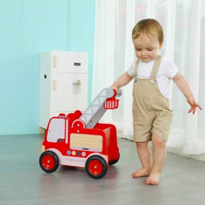 아기 삐뽀 걸음마 쇼핑카트 놀이 소방관 놀이 두돌 원 장난감