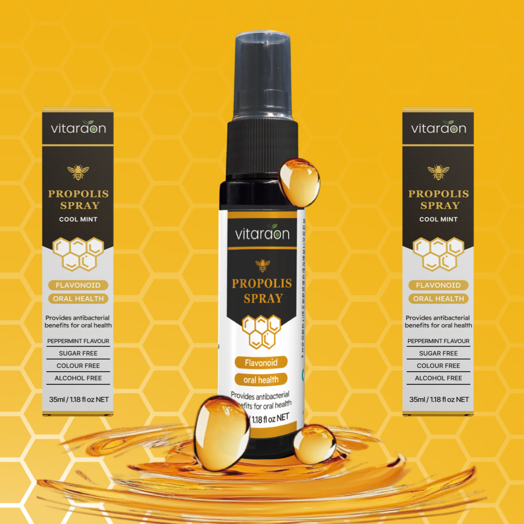 호주산 뿌리는 <b>프로폴리스</b> 목 <b>스프레이</b> 배 즙 목뿌리 목뿌레이 35ml 비타라온