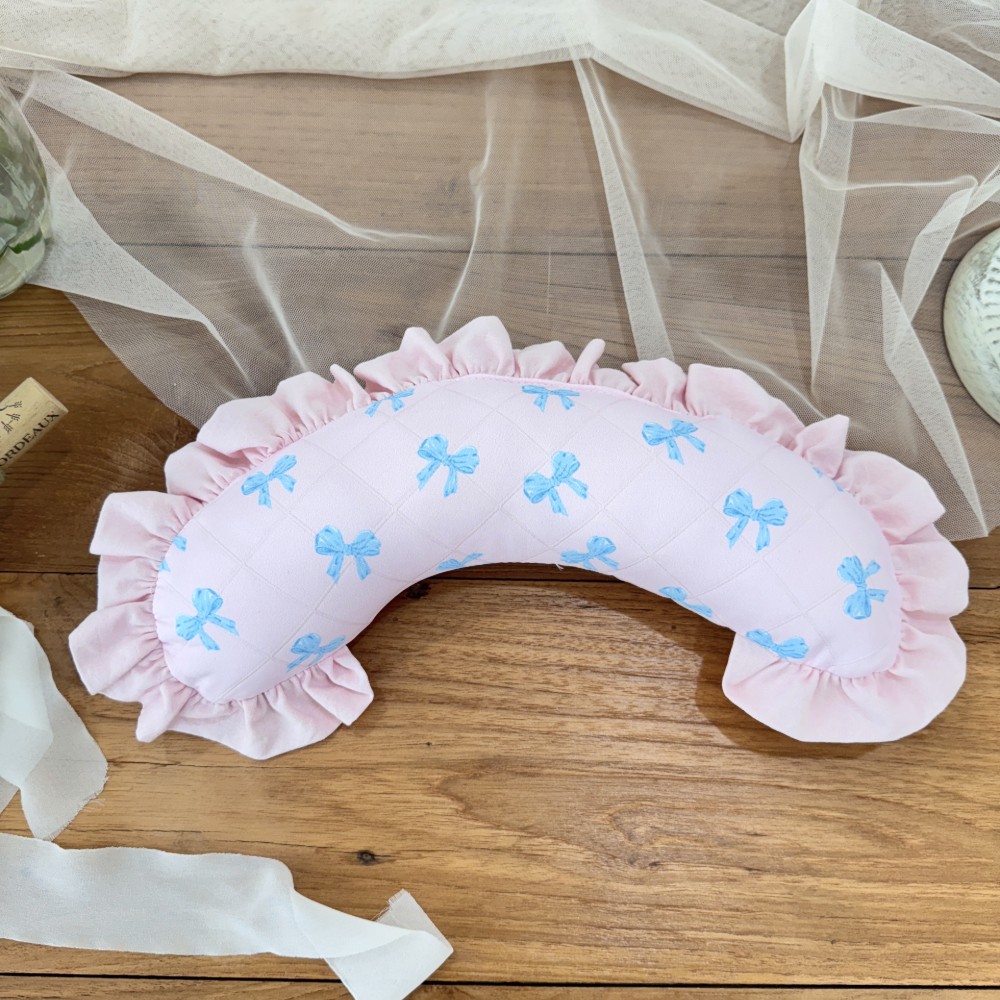 사계절 강아지베개 반달모양 필로우 머리쿠션