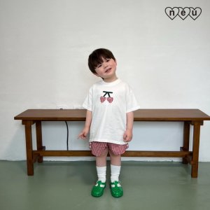 노이 25여름 썸머 단단 팬츠 반바지 유아동 XS-XL (빨강,네이비)