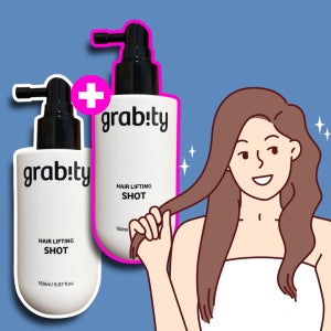 그래비티 헤어 리프팅 샷 카이스트 폴리페놀 볼륨 웨이브 2개