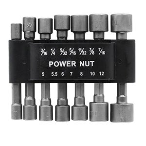 전동 드릴 소켓 14종 세트 1/4 육각 복스알 소켓비트