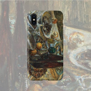 명화 케이스 3257 비고 요한센(Viggo Johansen) - A Nature Morte with Oysters Østers 굴이 있는 정물화 아이폰XS하드