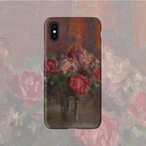 명화 케이스 3260 비고 요한센 (Viggo Johansen) - 꽃이 있는 정물화 (Still Life with Flowers) 전시회굿즈 아이폰XS하드