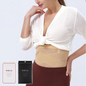 아쿠아 통풍 복대 벨리컷 2개 스킨 블랙 초경량 허리보호대 니퍼 보정속옷 얇은 허리복대