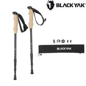 블랙야크 등산스틱 카본 초경량 케이스세트 4단카본SET스틱c 120B 2BYSTXU905